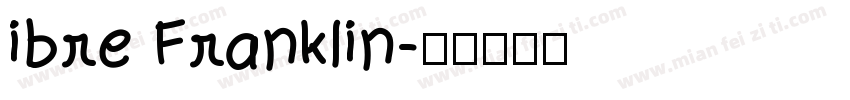 ibre Franklin字体转换
